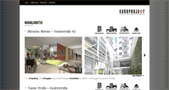 Desktop Screenshot of europroject.com