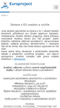 Mobile Screenshot of europroject.cz
