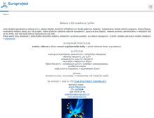 Tablet Screenshot of europroject.cz